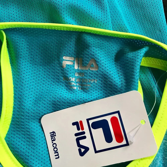 Fila NWT Performance Tank Top for Girls 6/6X - Picture 8 of 10